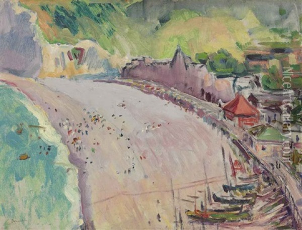 Biarritz, South Of France Oil Painting - Charles Demuth