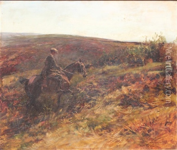 Out For A Ride Oil Painting - Heywood Hardy