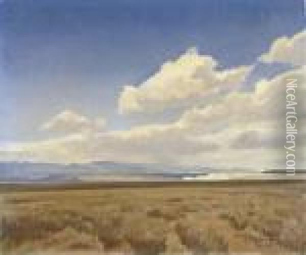 Wind Of Wyoming Oil Painting - Maynard Dixon