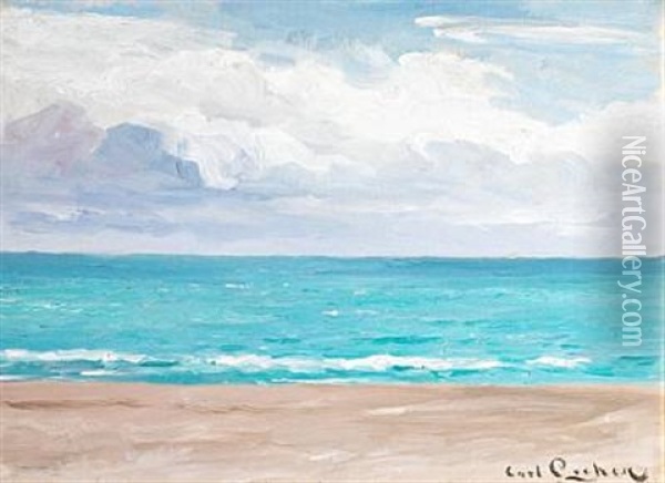 Seascape Oil Painting - Carl Ludvig Thilson Locher