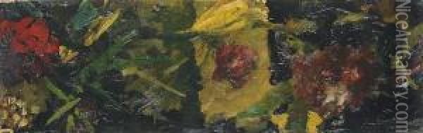 Fiori Oil Painting - Ugo Manaresi