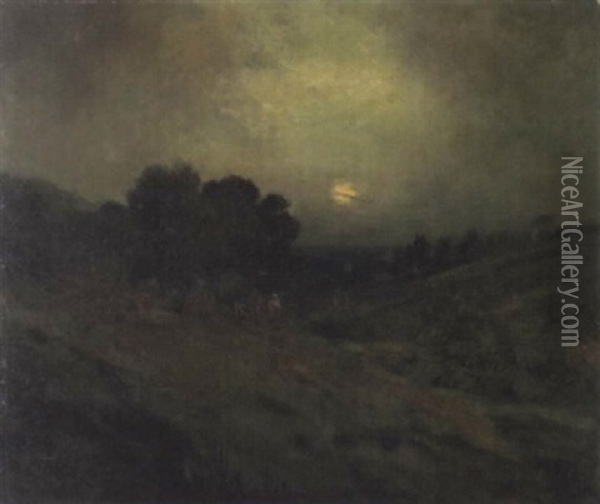 Nocturne Oil Painting - William Keith