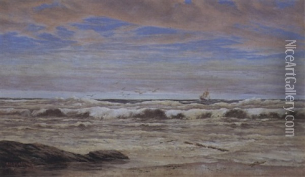 A Seascape Oil Painting - Cathcart William Methven