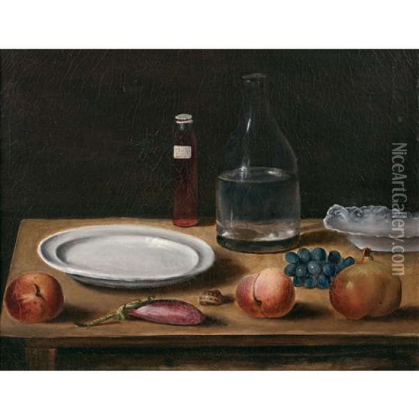 Le Dejeuner Oil Painting - Jean Jacques Restieu