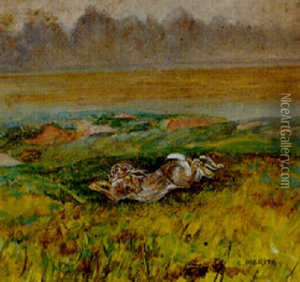 La Fuite Du Garenne Oil Painting - Edouard Paul Merite