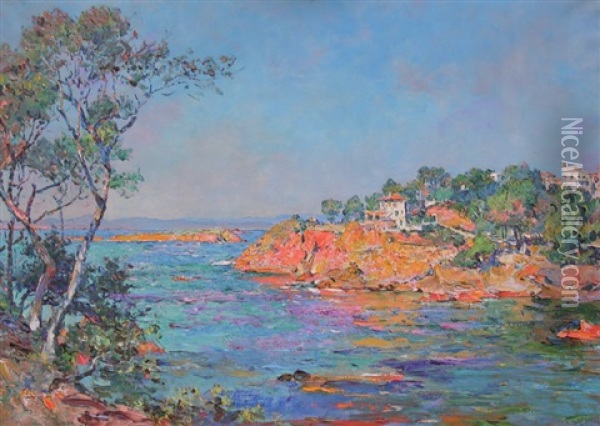 Cote D'esterel Oil Painting - Olga Slom