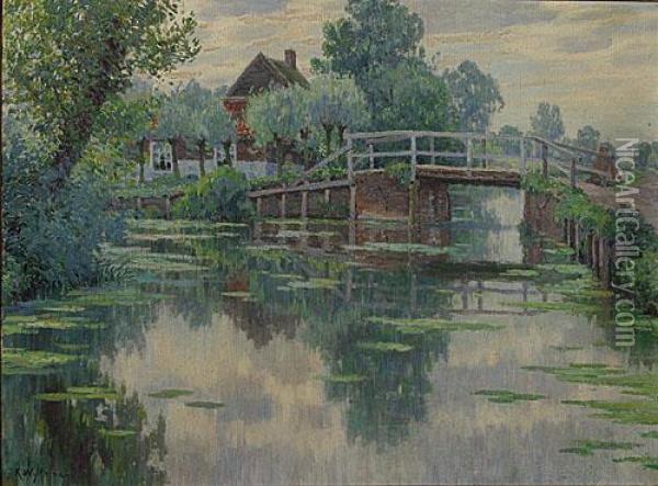 Petit Pont Oil Painting - Rodolphe Paul Wytsman