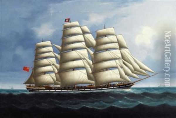 Ship Glenlui Oil Painting - Lai Fong