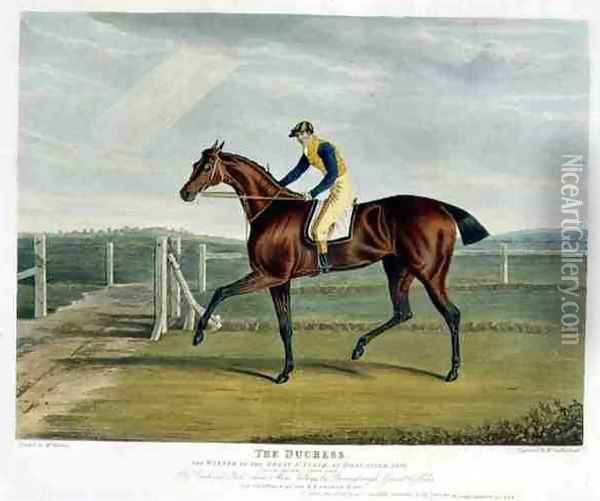 The Duchess the Winner of the Great St Leger at Doncaster Oil Painting - John Frederick Herring Snr