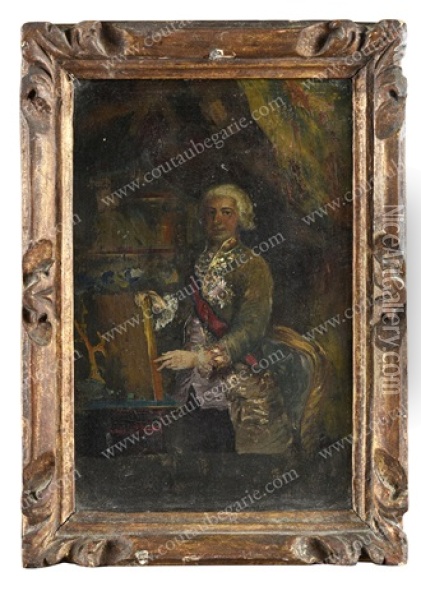 Portrait Du Prince Paul Grigorovitch Demidoff (1738-1821) Oil Painting - Theodore Rokotoff