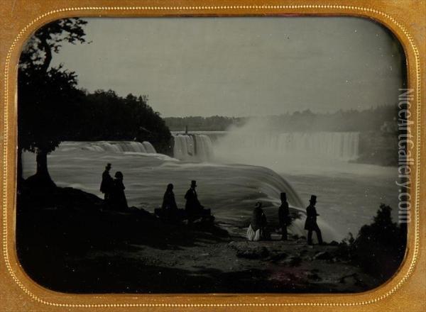 Niagara Falls Oil Painting - Platt D. Babbitt