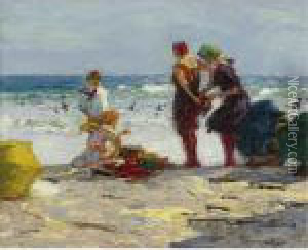 The Bathers Oil Painting - Edward Henry Potthast
