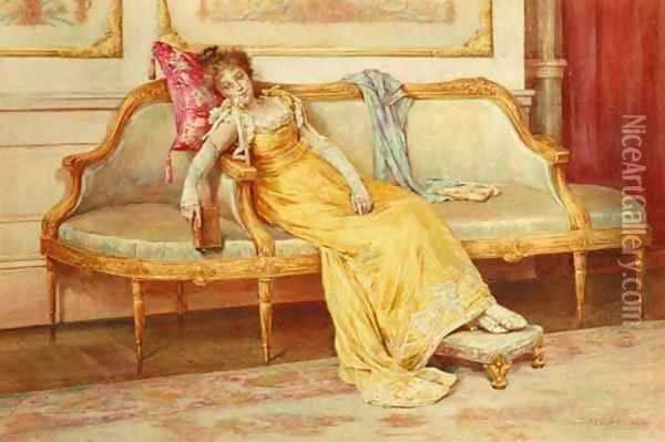 Ennui Oil Painting - John Edward Goodall