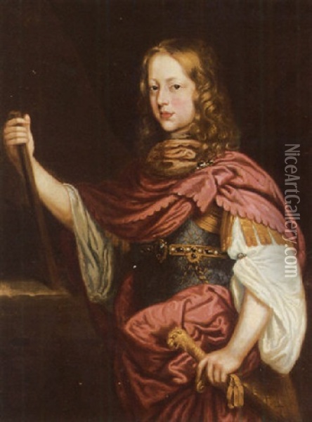 Portrait Of King William Iii Oil Painting - Abraham Raguineau