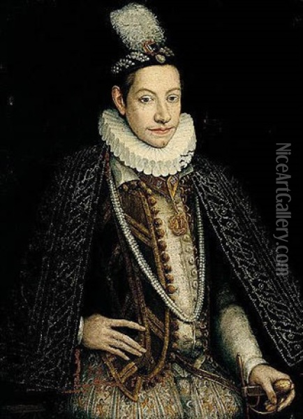 Portrait Of Carlo Emanuele I, Duke Of Savoy Oil Painting - Jan Kraek