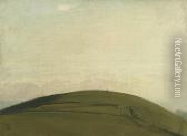 The Downs, Rottingdean Oil Painting - William Nicholson