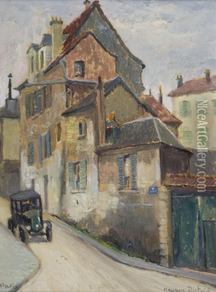 Paryz Oil Painting - Henryk Dietrich