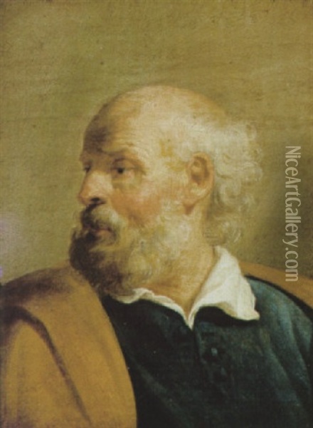 Bildnis Eines Bartigen Mannes Oil Painting - Nicolas Bernard Lepicie