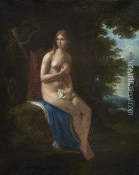 Baigneuse Dans Un Sous-bois Oil Painting - Marguerite Gerard