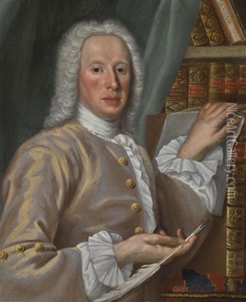 Portrait Of Dr. Robert Smith Oil Painting - William Mosman
