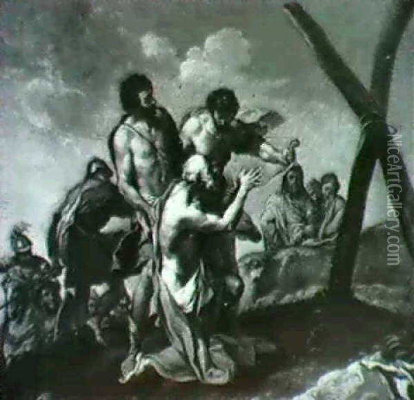 The Martyrdom Of Saint Andrew Oil Painting - Carlo Maratta