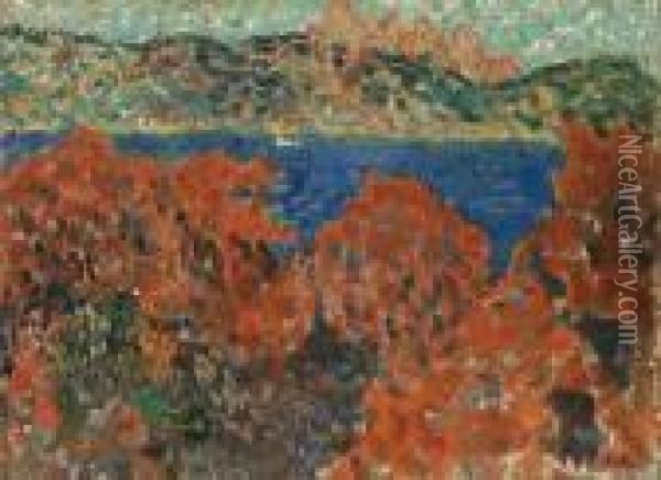 Les Rochers Rouges Oil Painting - Louis Valtat