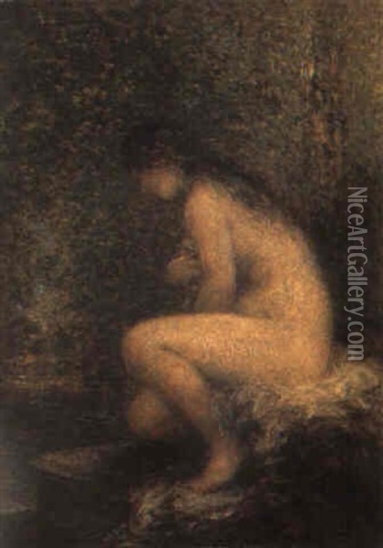 Baigneuse Oil Painting - Henri Fantin-Latour