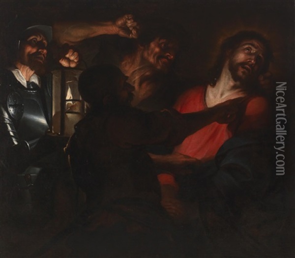 The Capture Of Christ Oil Painting -  Caravaggio