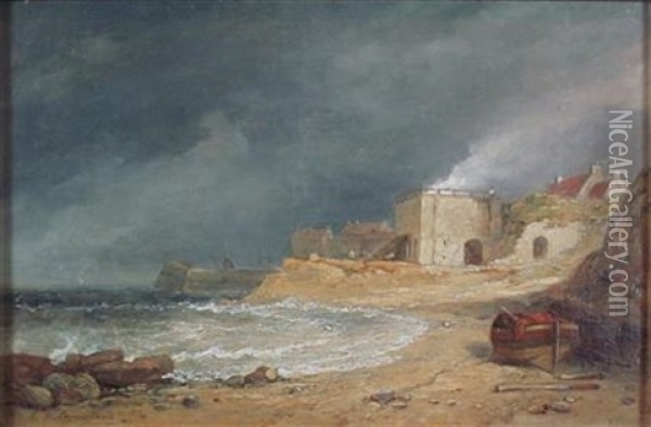 Storm Coming In Oil Painting - Edmund Thornton Crawford