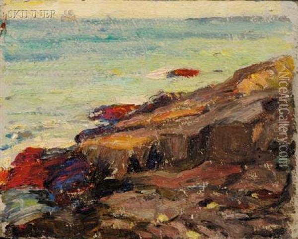 Coastal Views Oil Painting - Robert Henry Logan