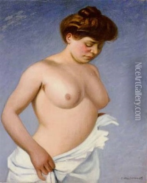 Retrato De Evaristo Arnus Oil Painting - Felix Vallotton