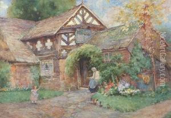 The Fruits Of Her Labour Oil Painting - Edward Smith