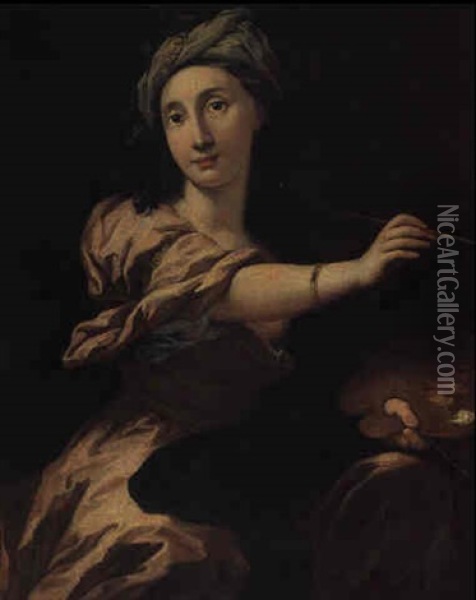 Allegorie Der Malerei Oil Painting - Pietro Dandini