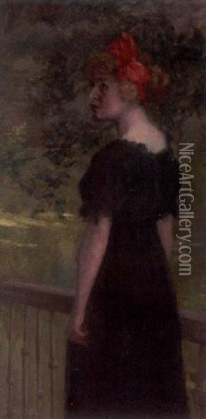 Portrait Of Donna Mckinstry Oil Painting - Grace McKinstry