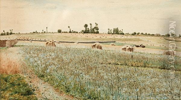 Harvest Time Oil Painting - Jean-Francois Millet