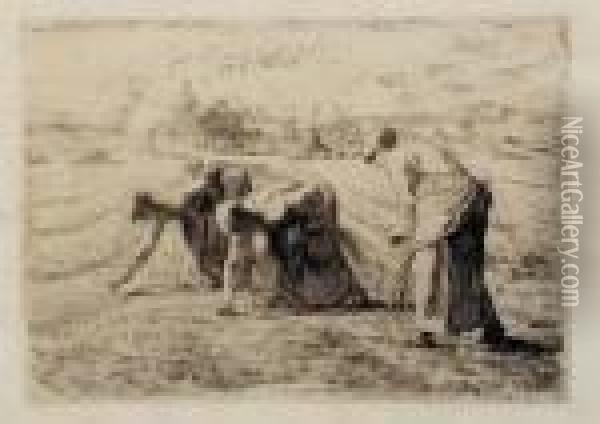 Les Glaneuses Oil Painting - Jean-Francois Millet