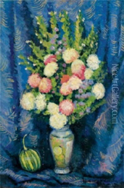 Bouquet De Fleurs Oil Painting - Alexandre Altmann