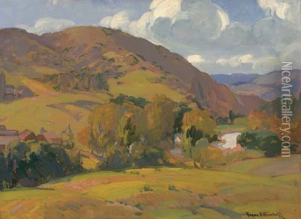 Over Hills And Vale Oil Painting - Franz Arthur Bischoff