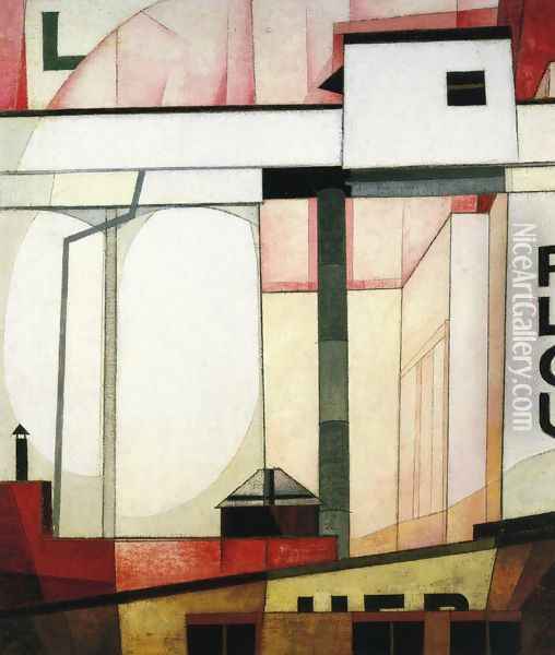 Nospmas, M. Egiap Nospmas, M. Oil Painting - Charles Demuth