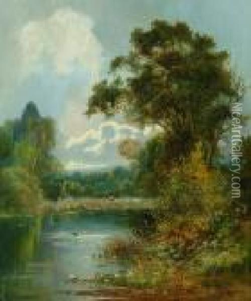 A Summer Day Oil Painting - Daniel Sherrin