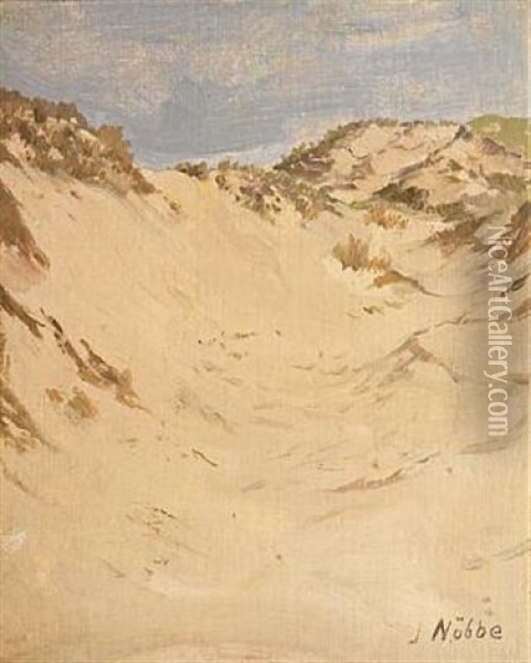 Sand Dunes Oil Painting - Jacob Nobbe