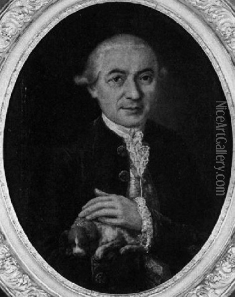 Bildnis Des Bonner Arztes Dr. Johann Georg Christoph Zartmann Oil Painting - George de Marees
