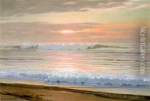 Laguna Sunset Oil Painting - Charles Bradford Hudson