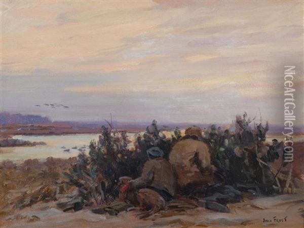 Hunting Scene Oil Painting - John Frost