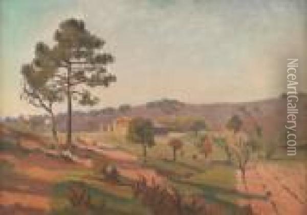 Paysage De Provence Oil Painting - Louis Alphonse Abel Lauvray