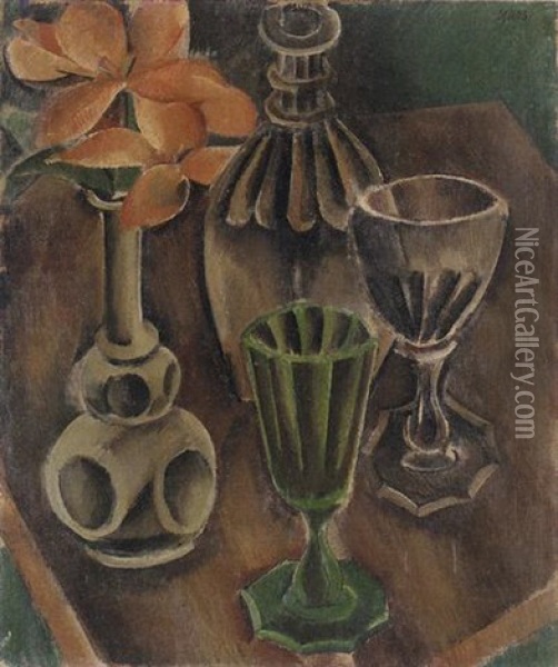 Nature Morte Oil Painting - Georges (Karpeles) Kars