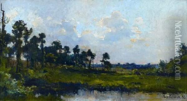 Paysage Oil Painting - Henri De Pratere