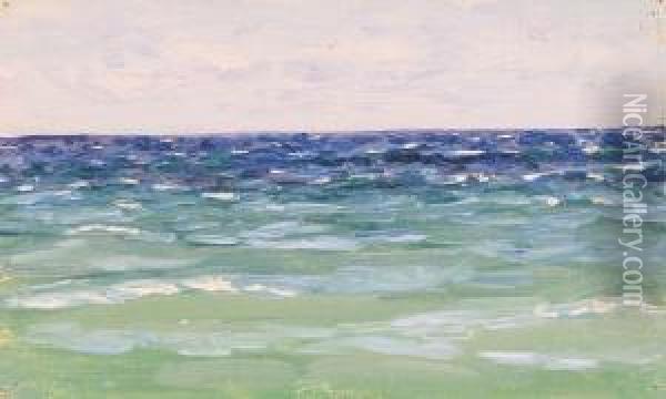 Sea Surf Oil Painting - Nikolai Nikanorovich Dubovsky