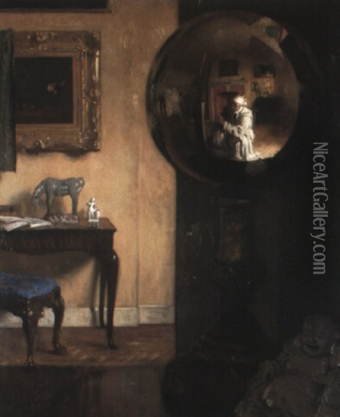 The Reflection Oil Painting - Sir William Orpen