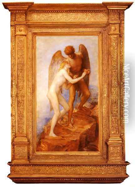 Love And Life Oil Painting - George Frederick Watts